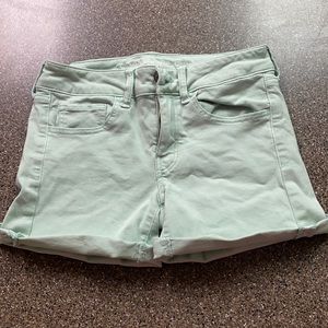 American Eagle light green shorts size 4